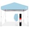 Best Choice Products 8x8ft Easy Setup Pop Up Canopy w/ 1-Button Setup, Wheeled Case, 4 Weight Bags